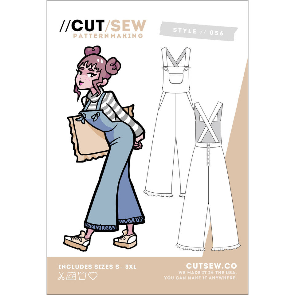 Playsuit Clothing Pattern By Cut / Sew Patternmaking