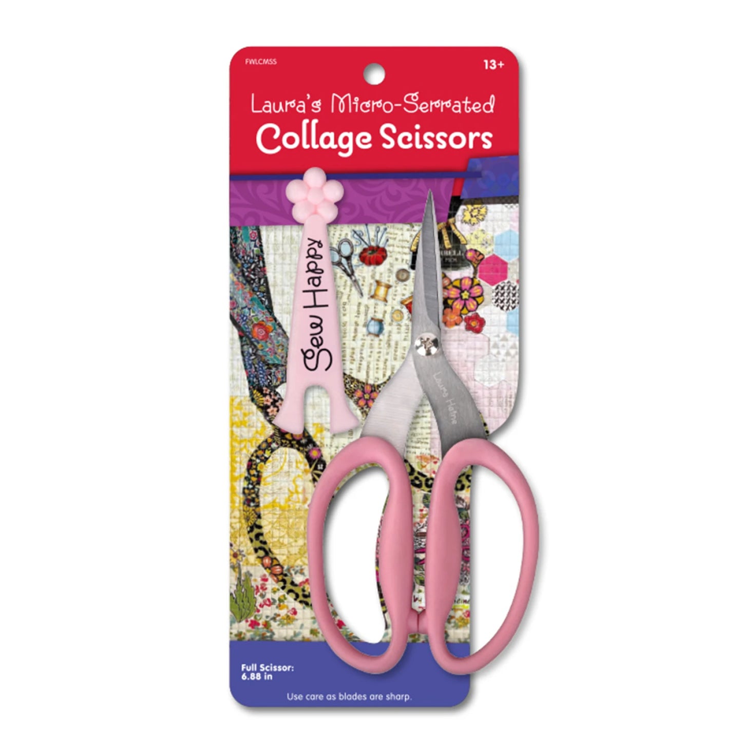 Fiberworks Laura's Micro-Serrated Collage Scissors