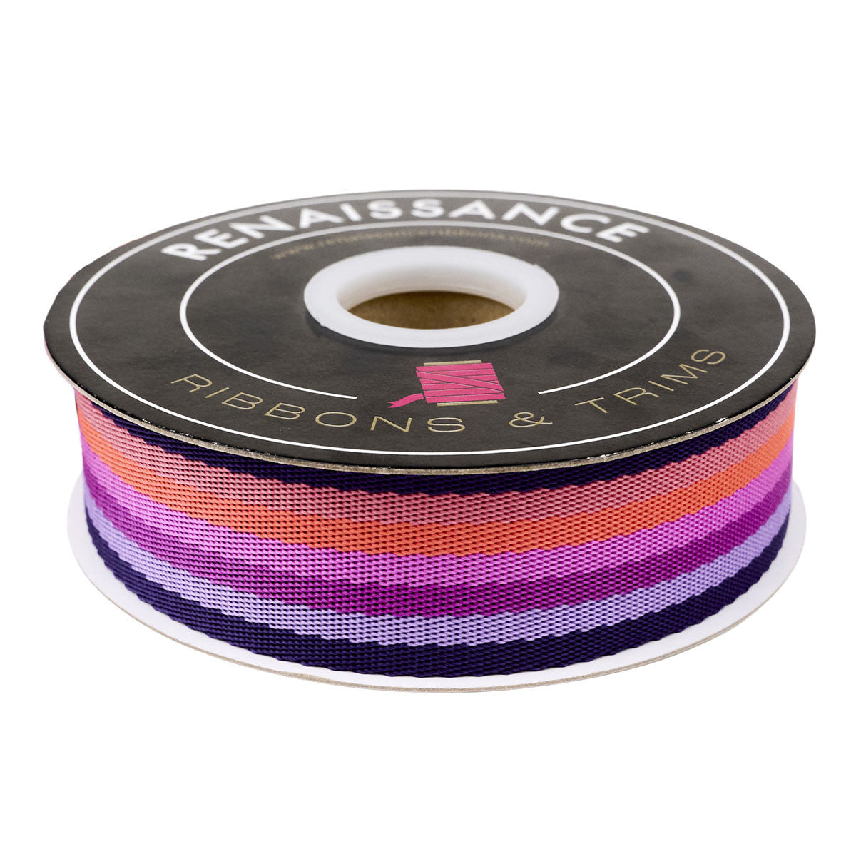 Preorder - Tula Pink - Floral Reef Webbing - Smooth Sailing Ultraviolet - 1-1/2" - By The Yard - Ships April 2026