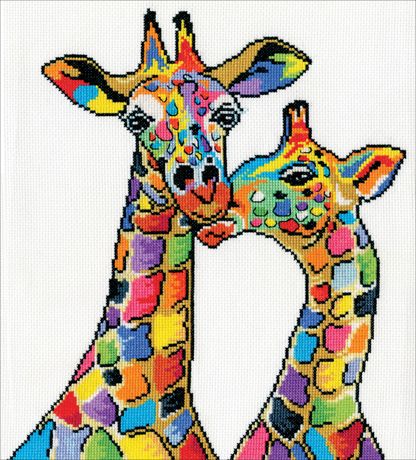 Design Works Counted Cross Stitch Kit - Giraffes