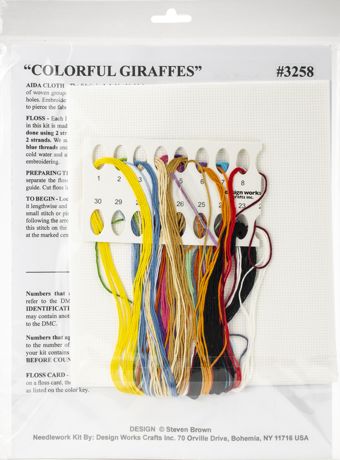 Design Works Counted Cross Stitch Kit - Giraffes