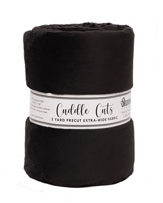 Shannon Fabrics - 3 Yard Extra Wide Cuddle Cut - Black