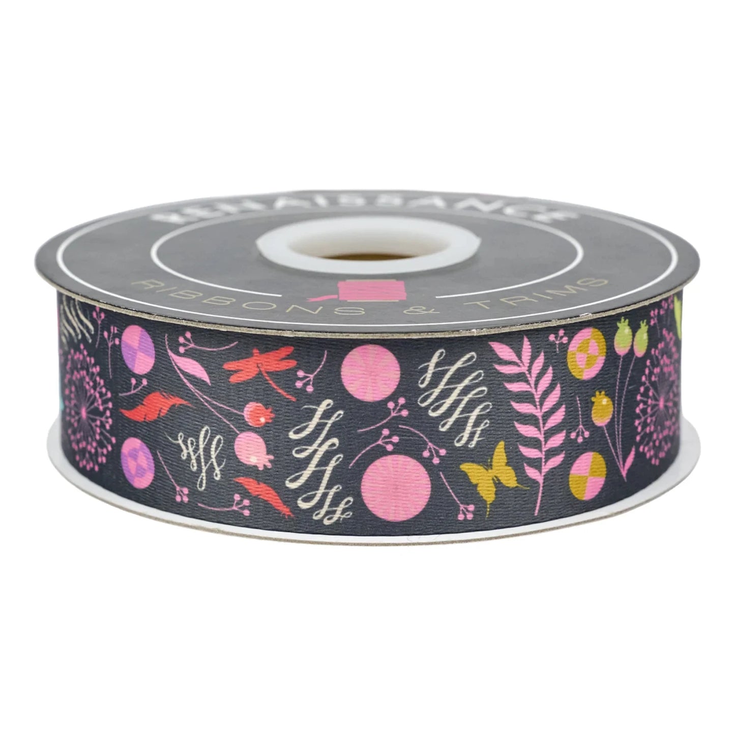 Preorder - Tula Pink - Prince Charming Deja Vu Webbing - Dandelion - 1-1/2" - By The Yard - Ships June 2026