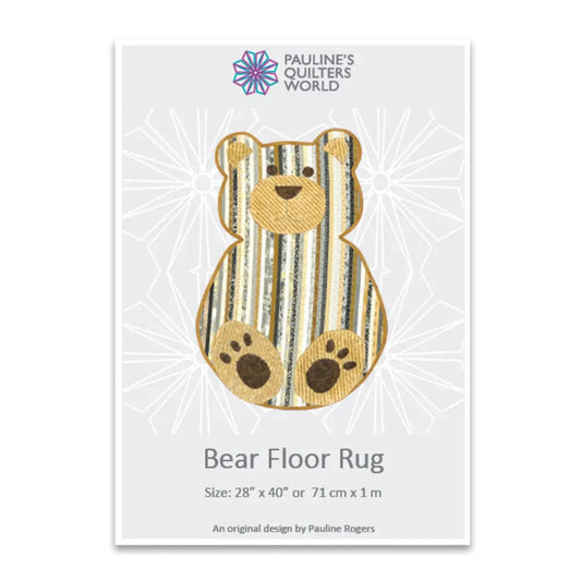 Bear Floor Rug Pattern By Paulene's Quilters World