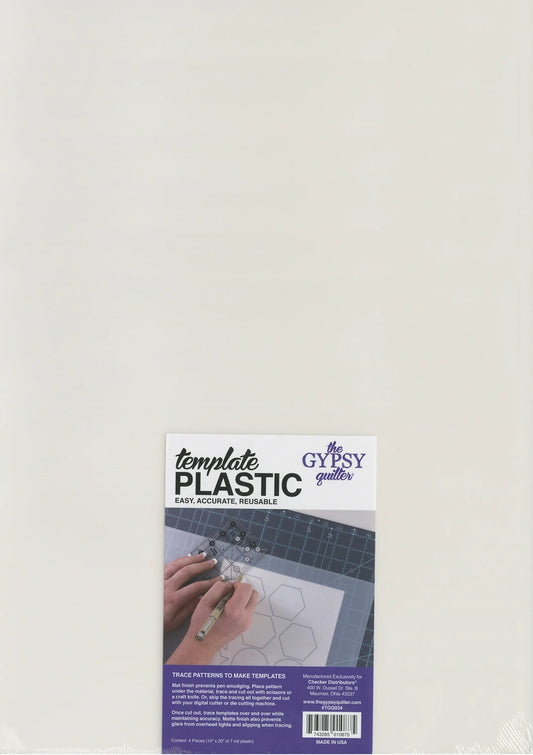 The Gyspy Quilter Template Plastic 14" x 10"