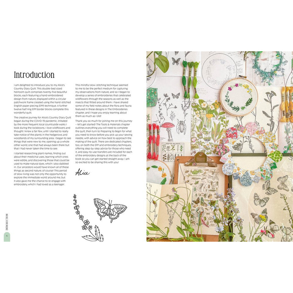 Alice's Country Diary Quilt Book By Alice Garrett