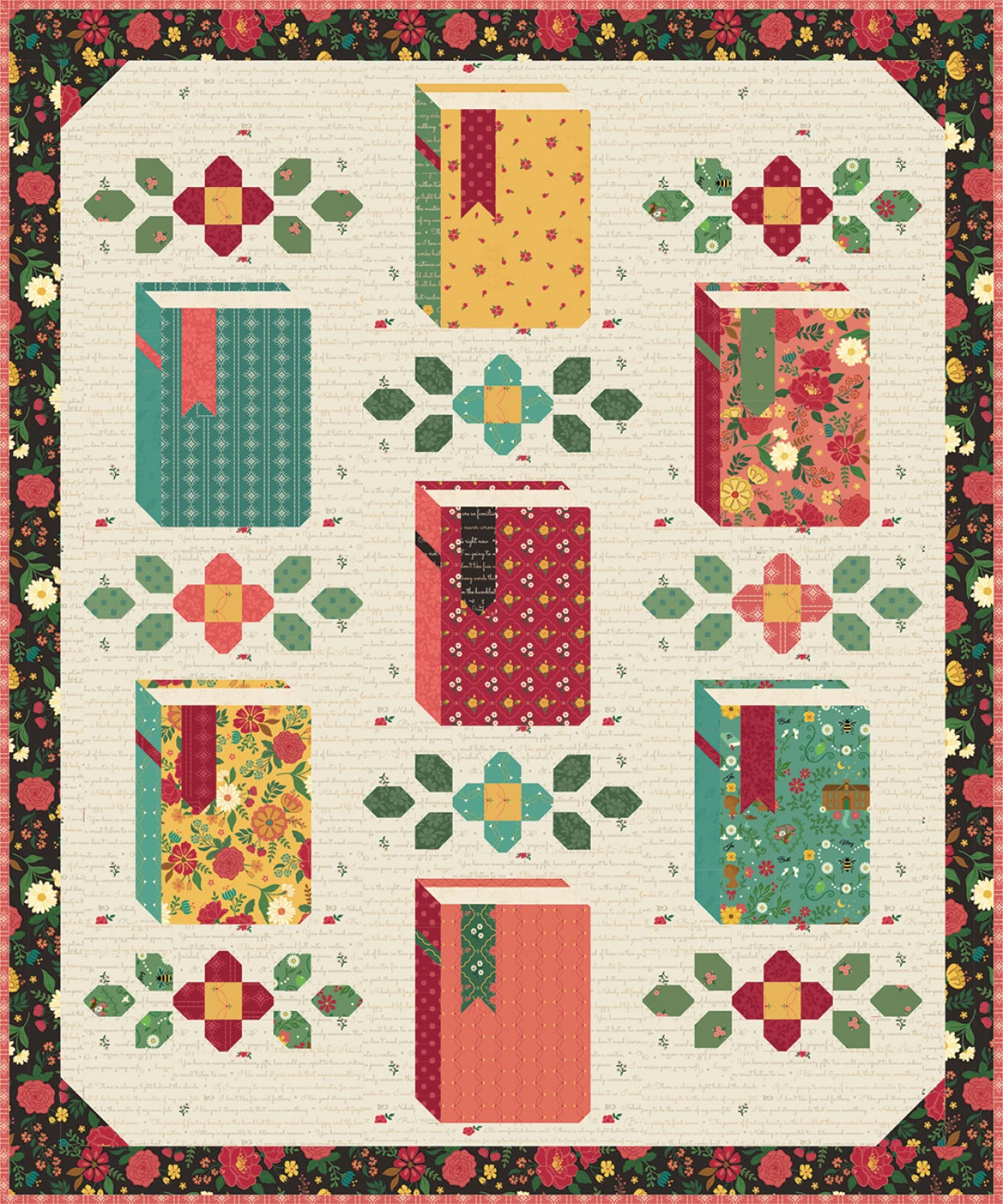 Novel Idea Quilt Pattern By Anka's Treasures