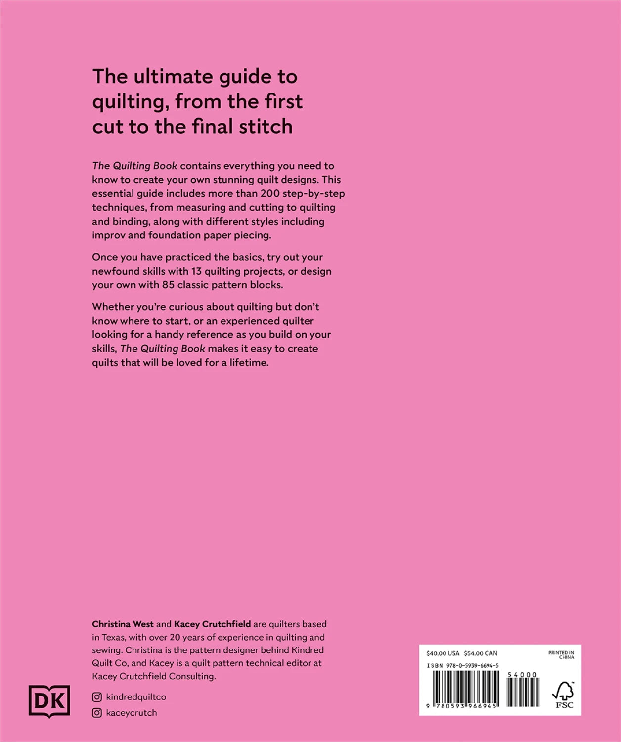 The Quilt Book By DK