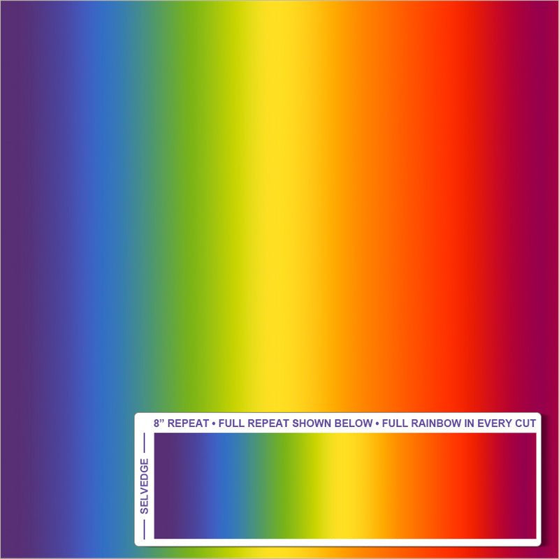 Windham - Whistler Studios - 108" Wideback - Rainbow Ombre Quilt Back - 50490D-X