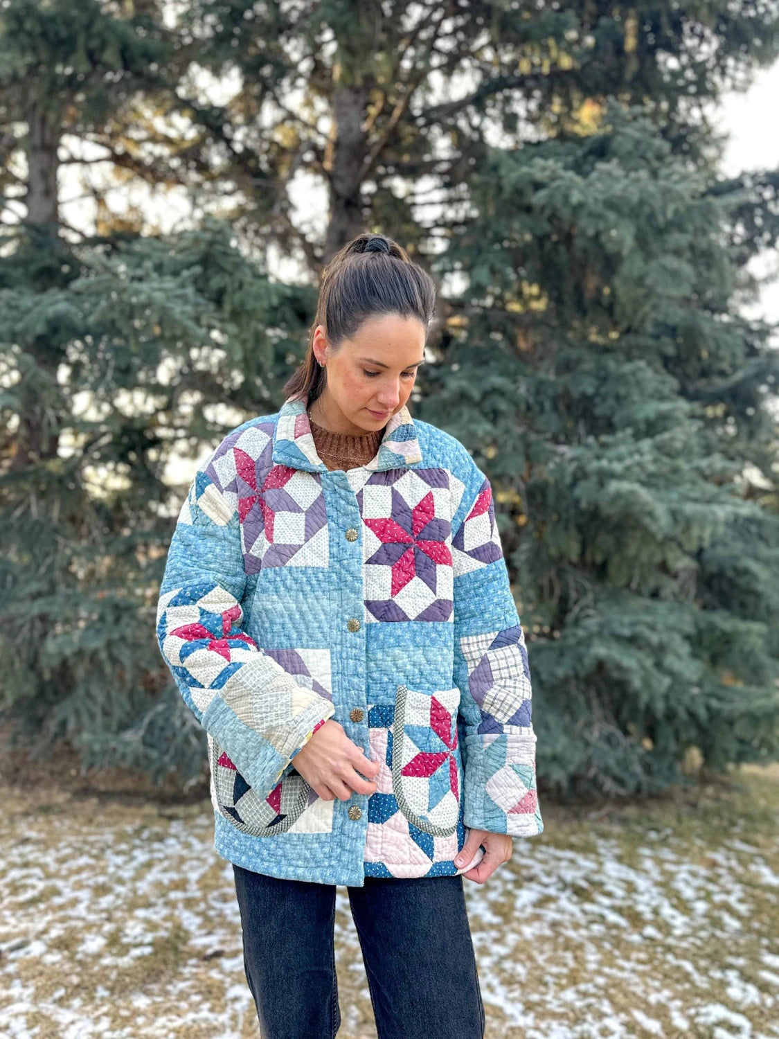 Quilted Chore Coat Pattern By Wellspring Designs