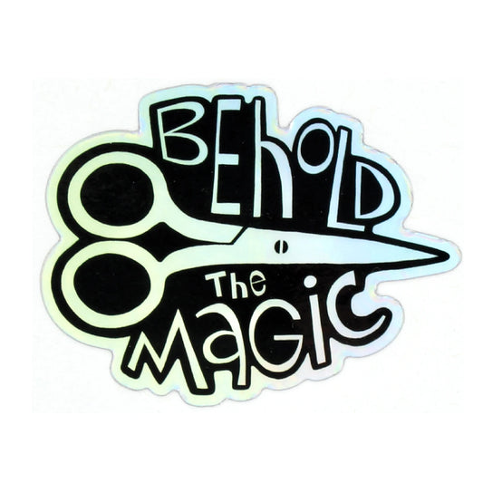 Behold The Magic Scissors Sticker