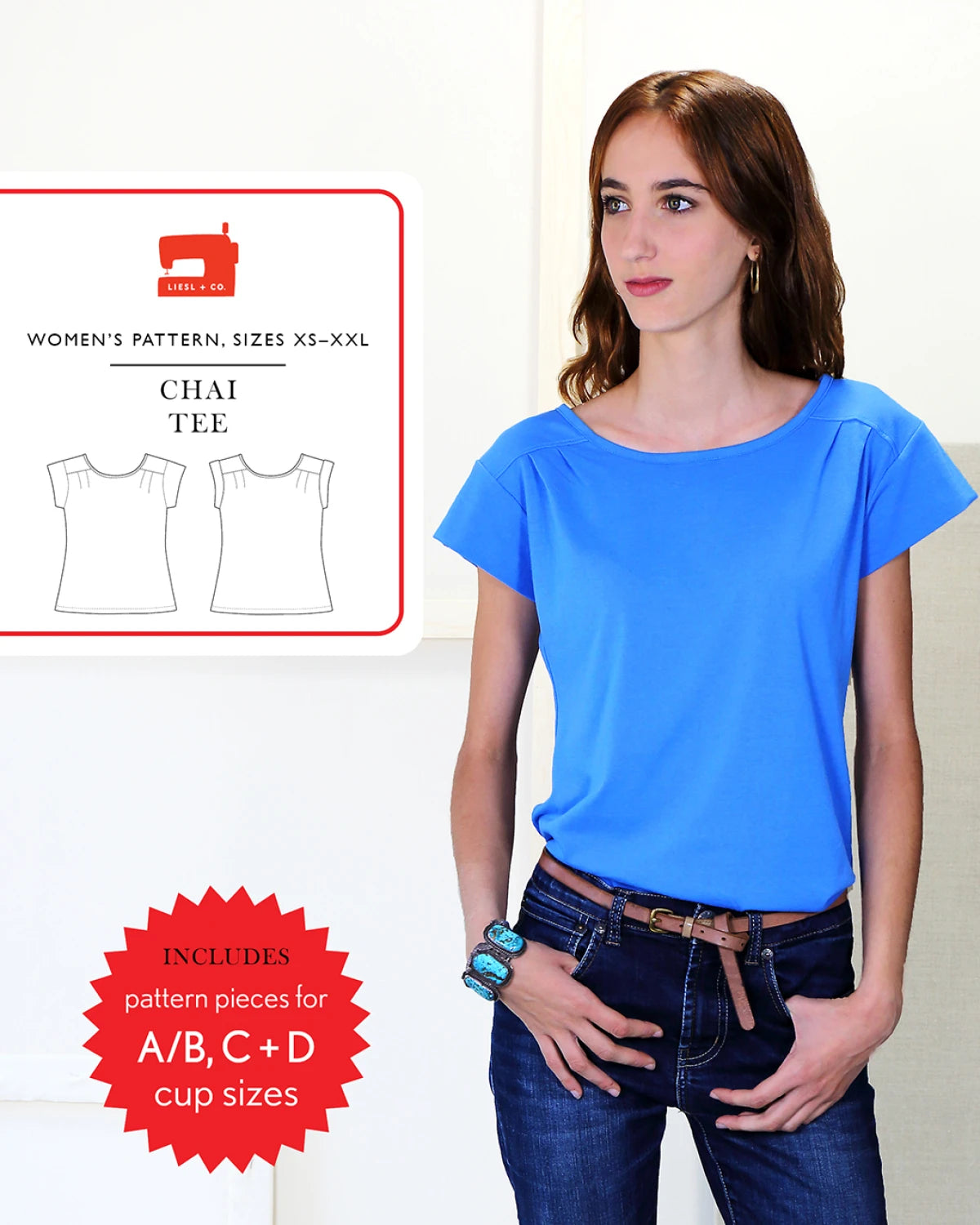 Chai Tee Shirt Pattern By Liesl and Co