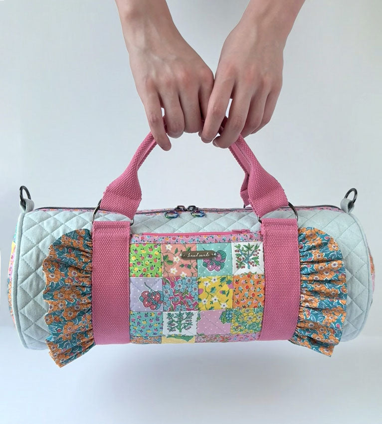 Mini Ruffle Duffle Bag Pattern By Melly and Me