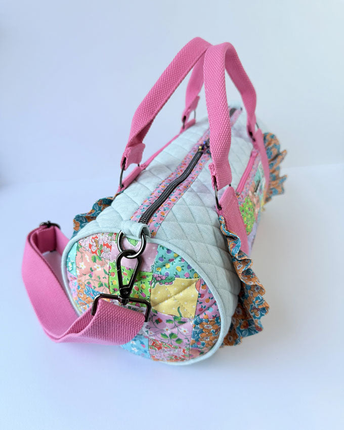 Mini Ruffle Duffle Bag Pattern By Melly and Me