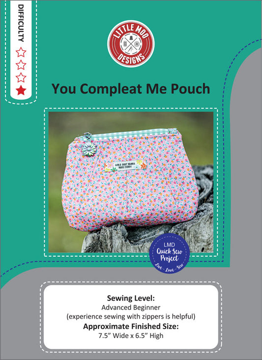 You Compleat Me Bag Pattern By Little Moo Designs