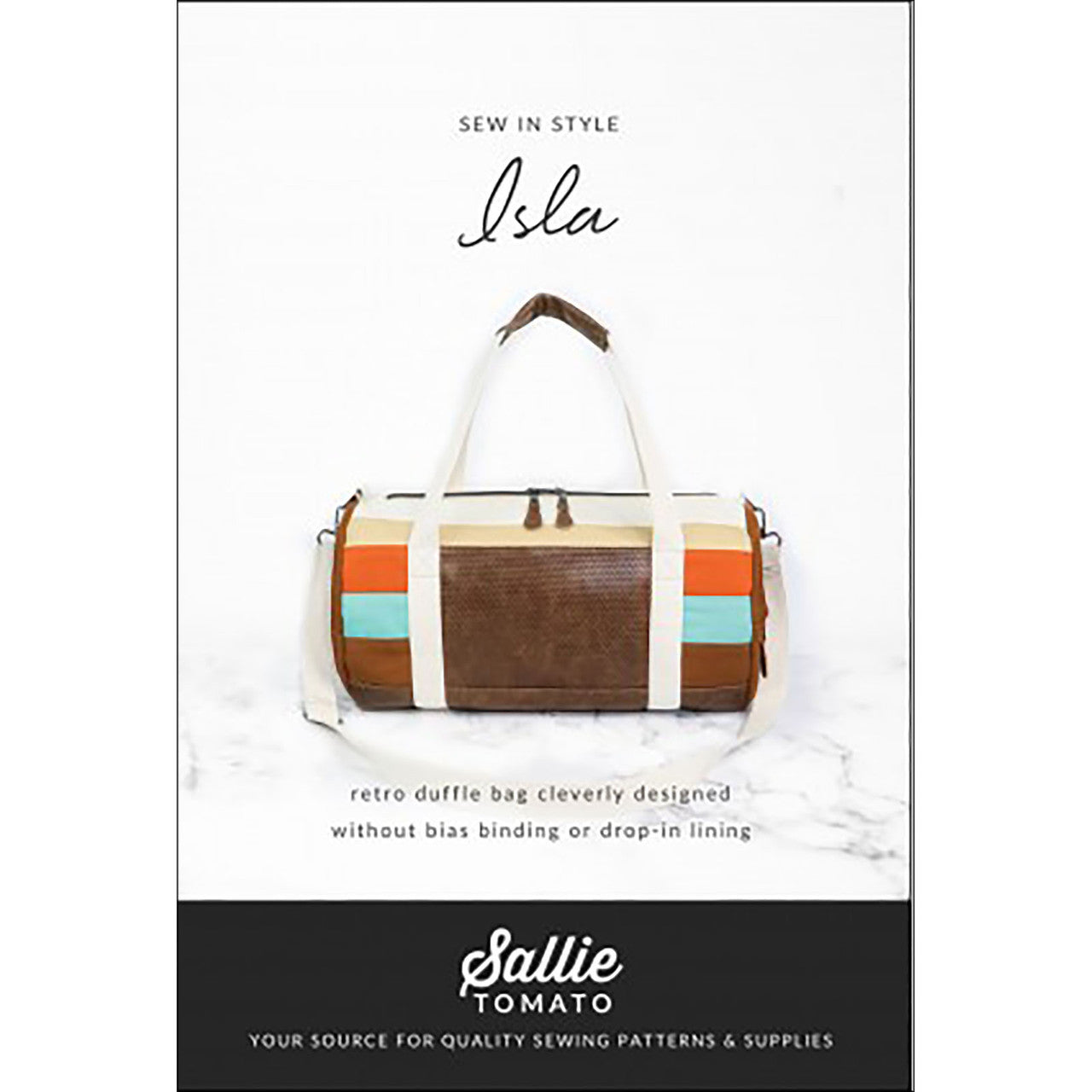The Isla Duffle Bag Pattern By Sallie Tomato