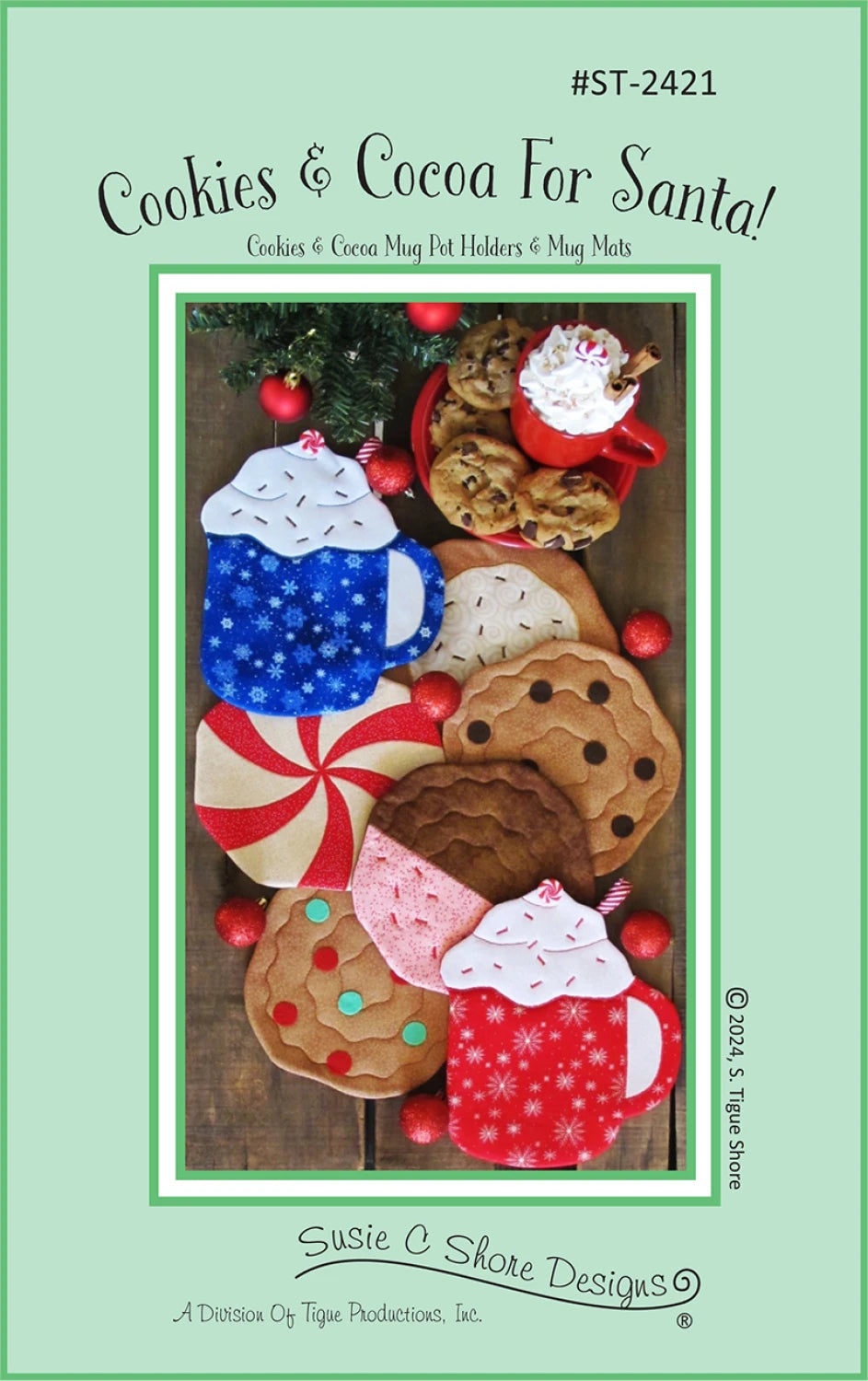 Cookies and Cocoa For Santa ! Pattern By Susie C Shore