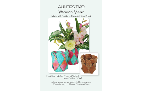 Woven Vase Pattern By Aunties Two