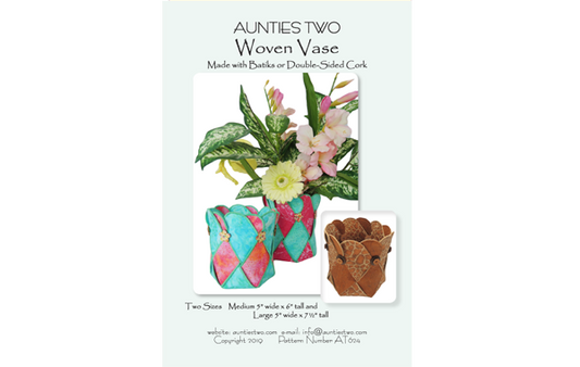 Woven Vase Pattern By Aunties Two