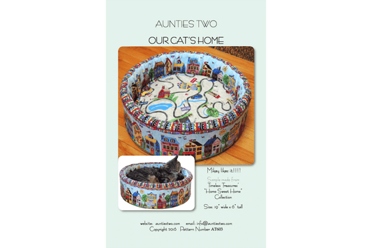Our Cat's Home Pattern By Aunties Two