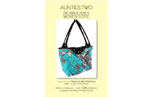 Seamlessly Woven Tote Bag Pattern By Aunties Two