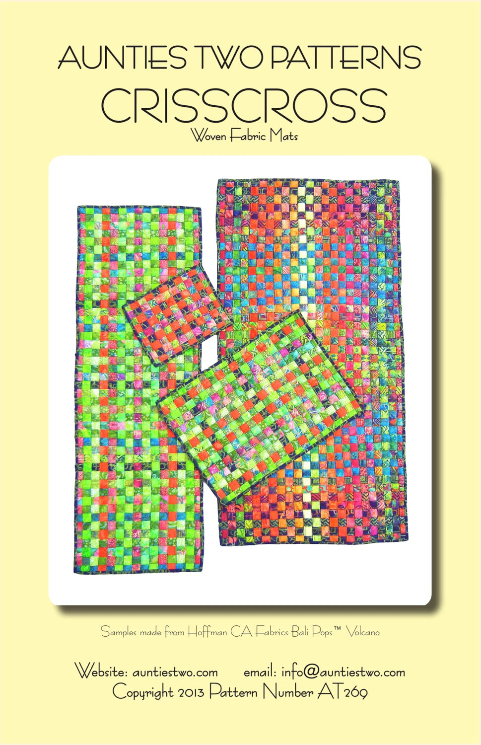 Crisscross Pattern By Aunties Two