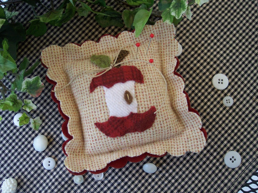 Apple Pincushion Pattern By As The Crow Flies