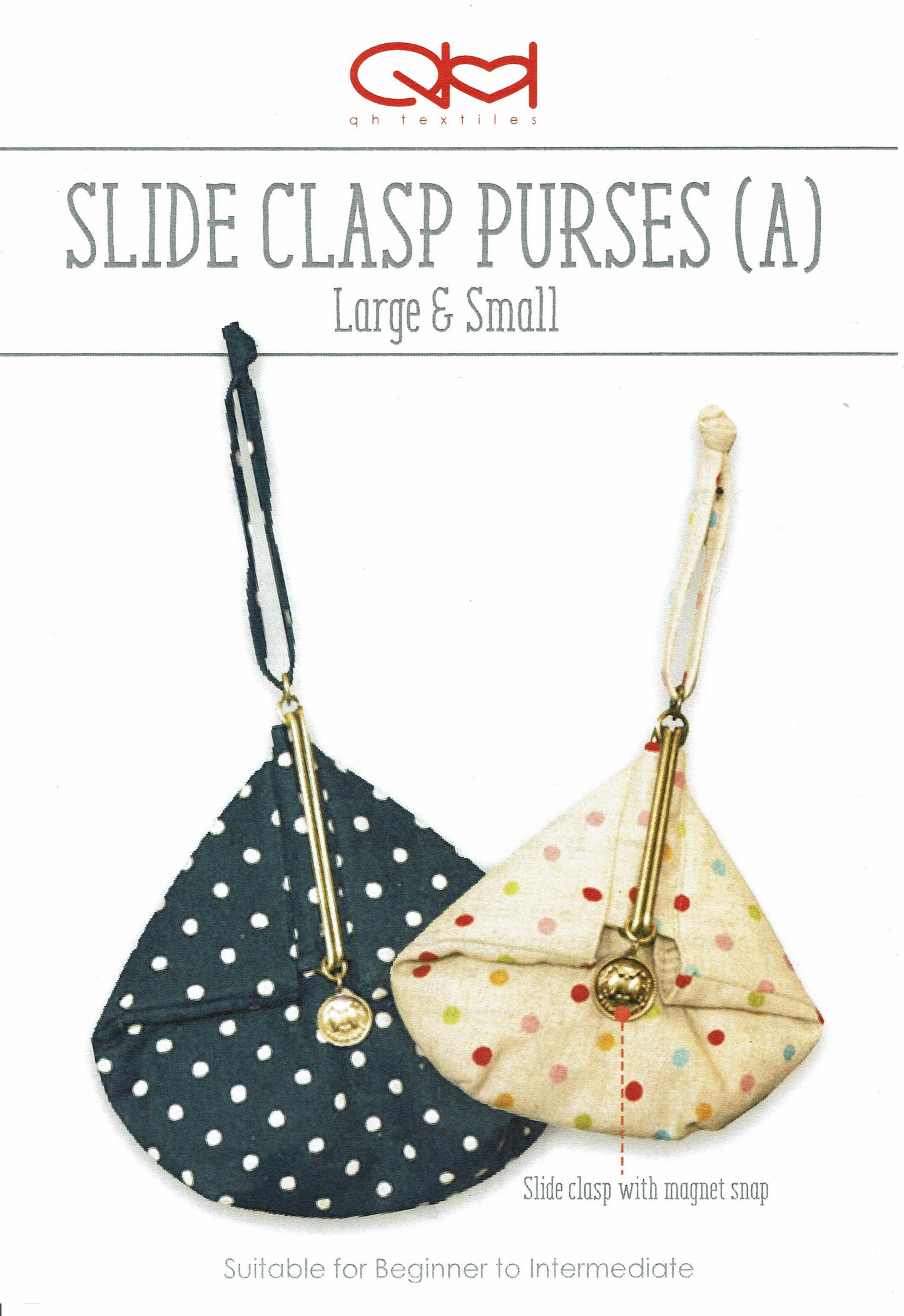 Slide Clasp Purse Pattern By QH Textiles