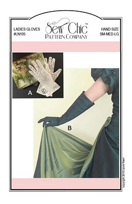 Ladies Glove Pattern By Sew Chic Pattern Company