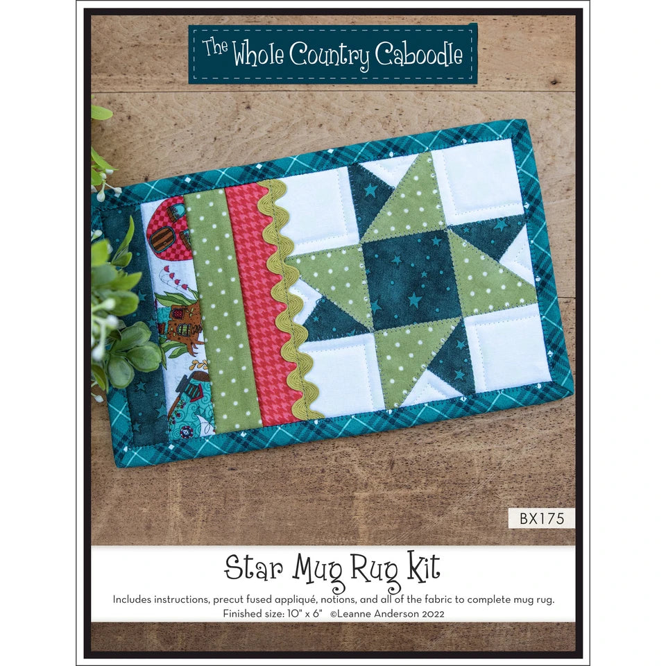 Star Mug Rug Kit By The Whole Country Caboodle