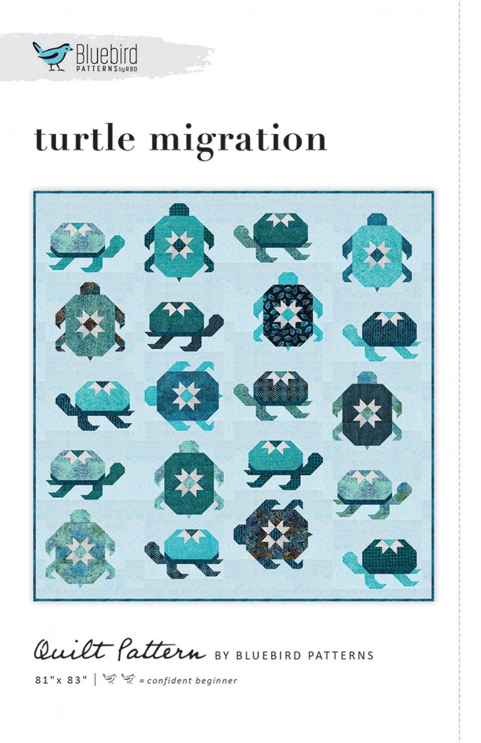 Turtle Migration Quilt Pattern By Bluebird Patterns