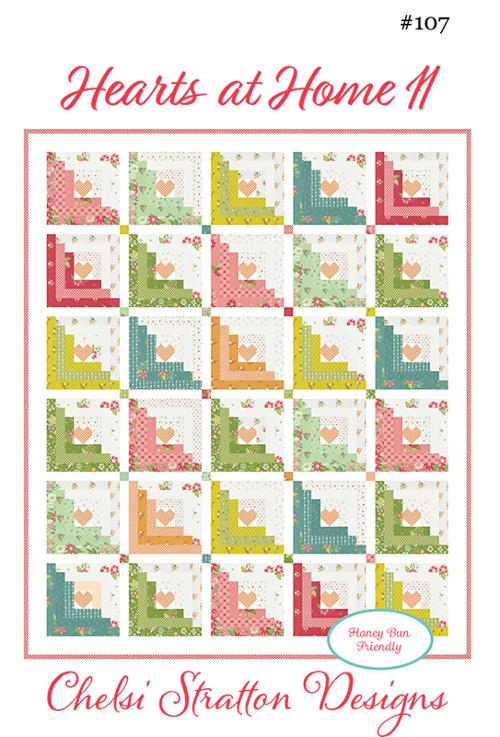 Hearts At Home II Quilt Pattern By Chelsi Stratton