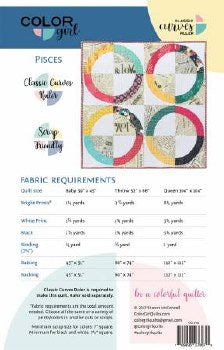 Pisces Quilt Pattern By Color Girl
