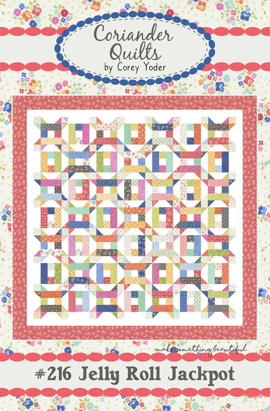 Jelly Roll Jackpot Quilt Pattern By Coriander Quilts