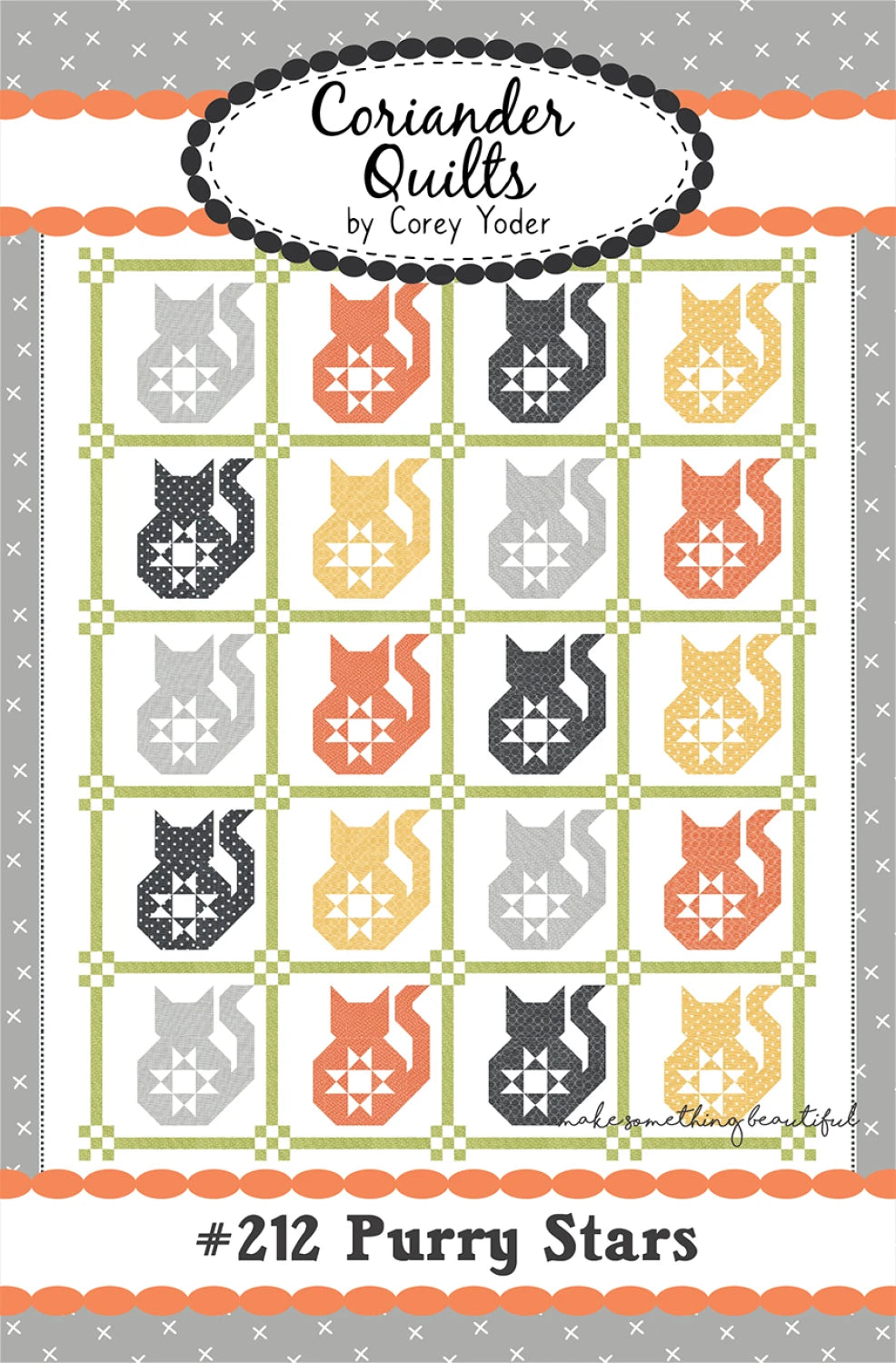 Purry Stars Quilt Pattern By Coriander Quilts