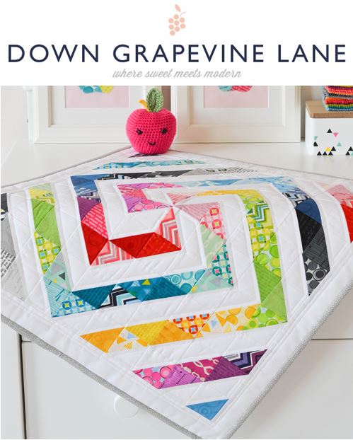 Rainbow Swirl Quilt Pattern By Down Grapevine Lane