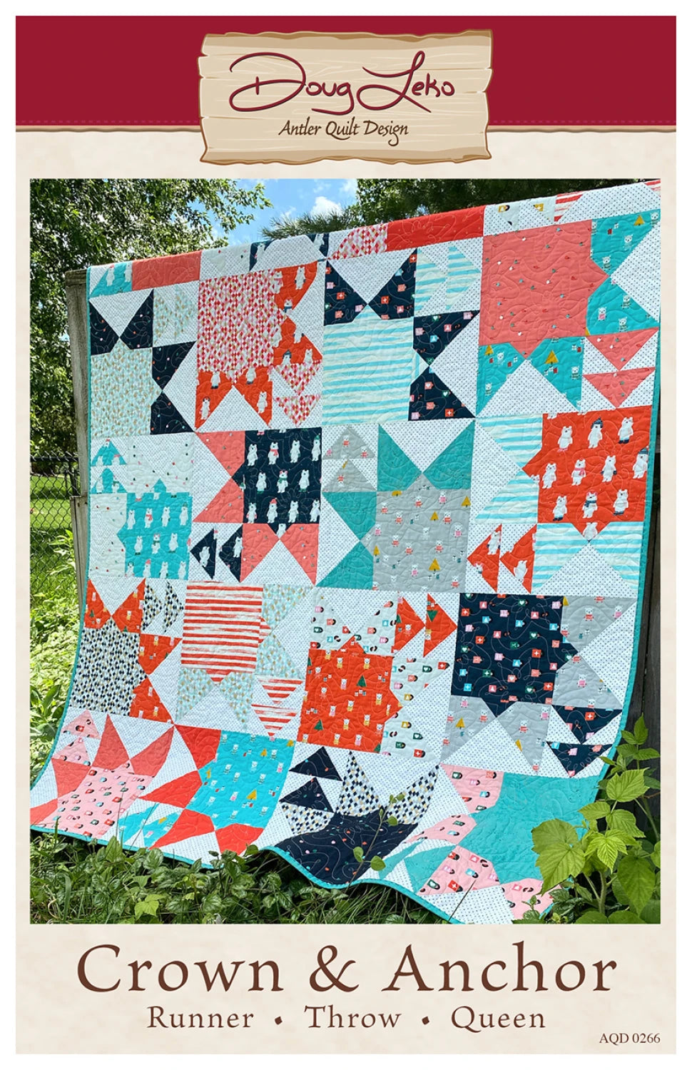 Crown and Anchor Quilt Pattern By Doug Leko