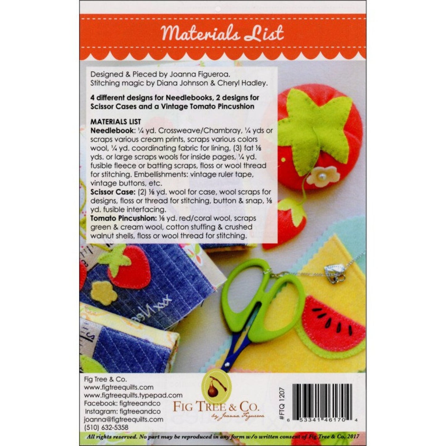 Sewing Goodies Pattern By Fig Tree