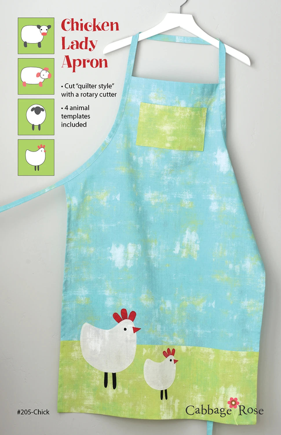 Chicken Lady Apron Pattern By Cabbage Rose