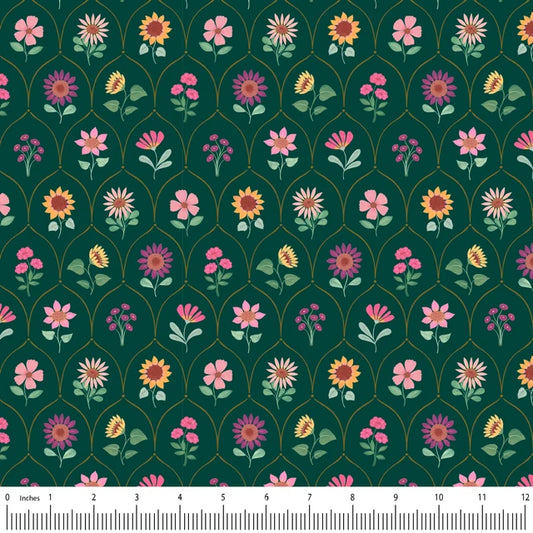 Mia Presley Designs - Tati Abaurre - Sunflower Reverie - Walled Garden Flowers - 120326-03