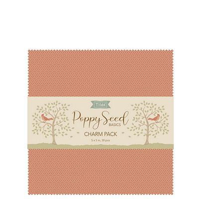 Tilda Poppy Seed Basics 5" Squares Charm Pack