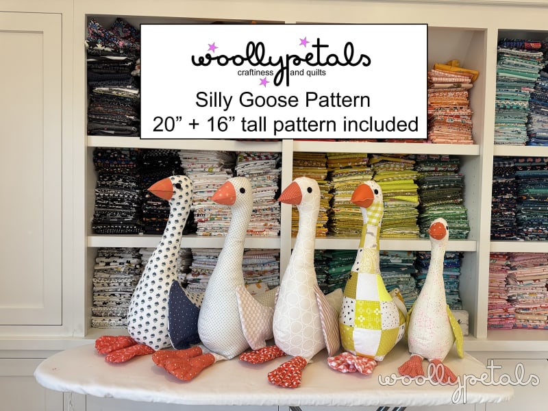 Silly Goose Printed Pattern By Woolly Petals