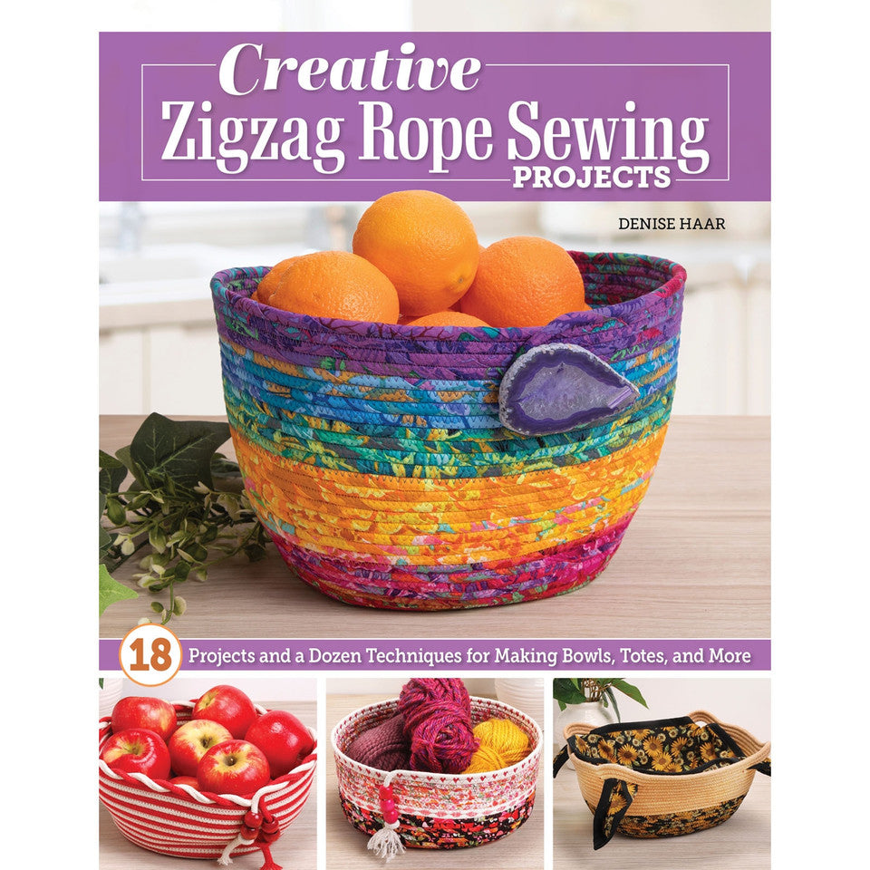 Creative Zigzag Rope Sewing Projects By Denise Harr