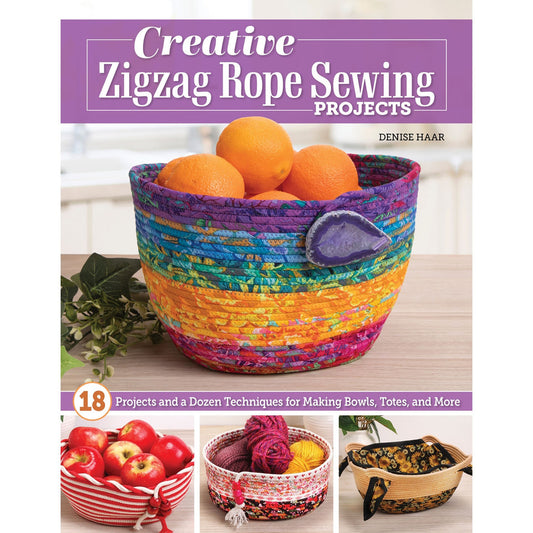 Creative Zigzag Rope Sewing Projects By Denise Harr