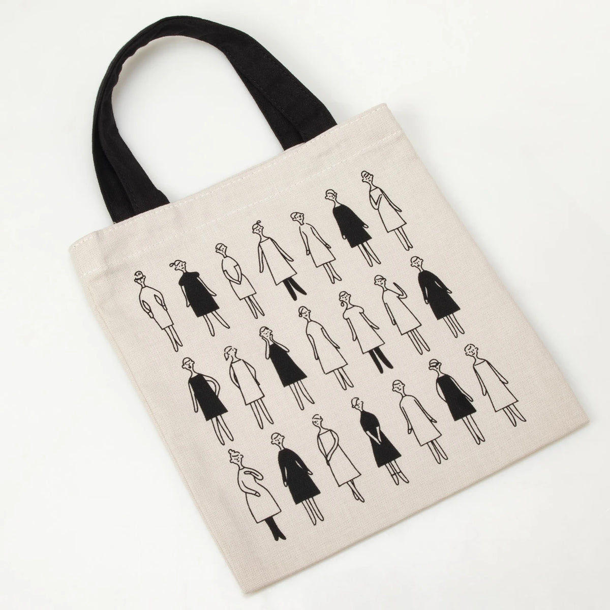 Lecien 100 Ladies Mini Tote Bag Embroidery Kit - Grey