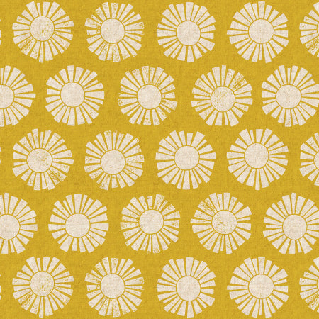 Cotton and Steel - By The Seaside - Unbleached Canvas - Golden Sunshine - LV106-GO4UC