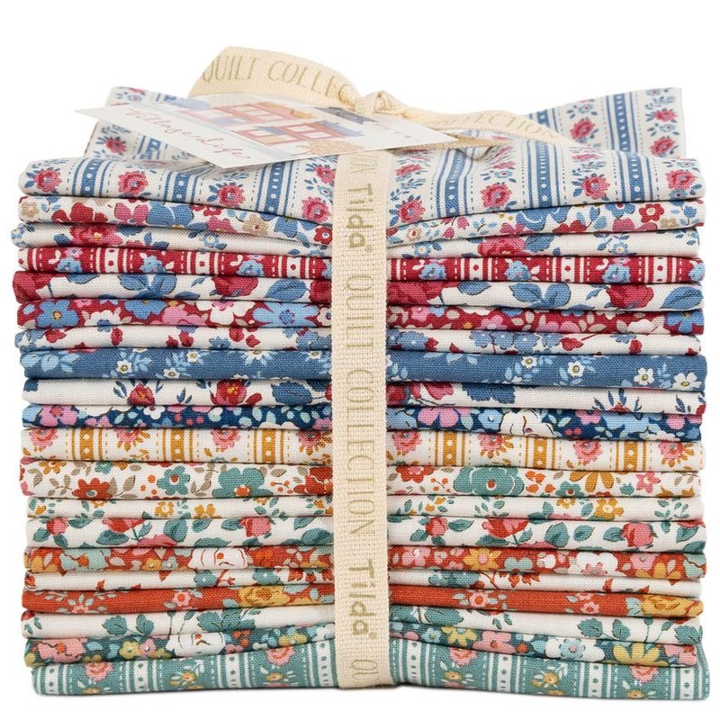 PREORDER - Tilda - Village Life - Fat Quarter Bundle - 20 Prints - Ships October 2026