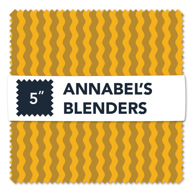 PREORDER - Windham - Annabel Wrigley - Annabel's Blenders - Factory Cut Fat Quarter Bundle OR 5" Charm Squares Bundle - Ships August 2026