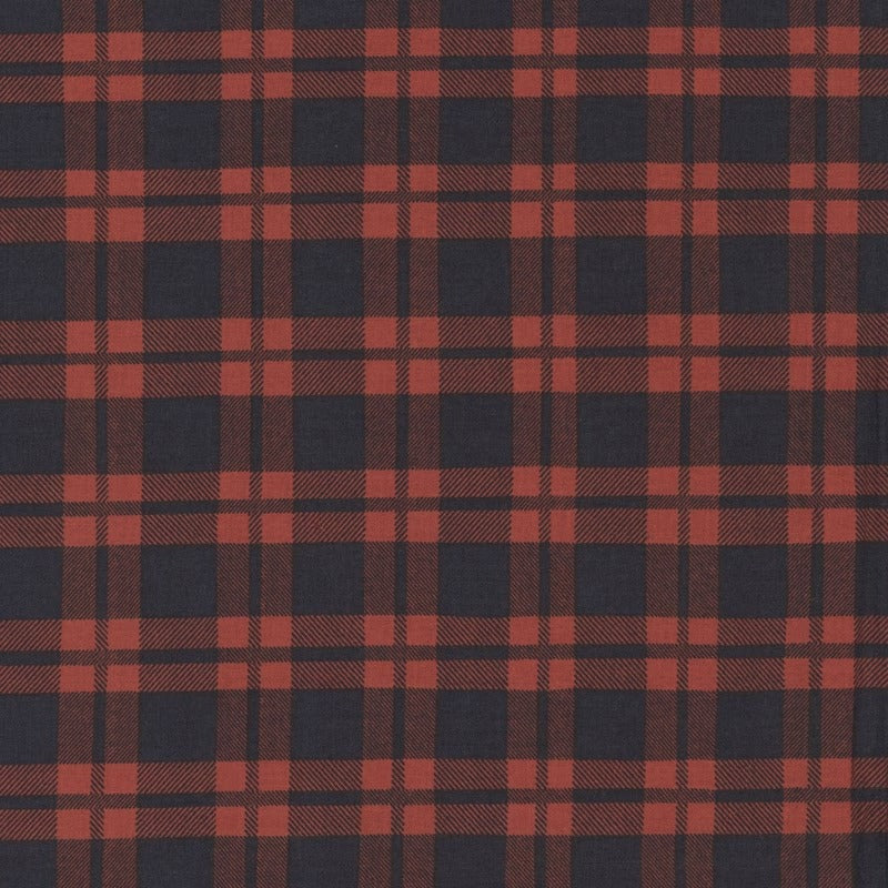 Clothworks - Dan DiPaolo - Christmas Tails - Holiday Plaid - Y4809-82 Red