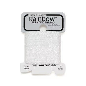 Glissen Gloss Rainbow Blending Thread - 000 Bright White